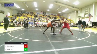 285-A lbs Quarterfinal - Hagen Sumter, Grove vs Jonah Batie, Tahlequah Wrestling Club