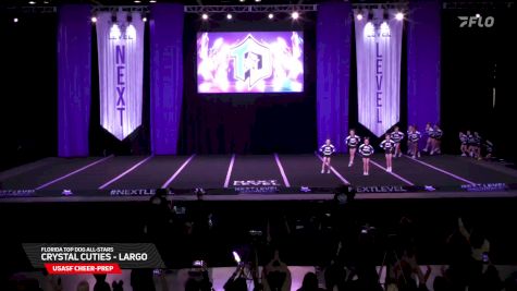 Florida Top Dog All-Stars - Crystal Cuties - Largo [2025 USASF Cheer-Prep] 2025 Next Level Nationals