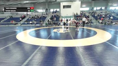 197 lbs Semifinal - Ryan Galka, Ithaca vs Nick Rogers, Springfield