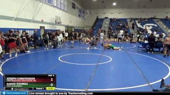 138 lbs Cons. Semi - Joseph Christenson, Long Beach Poly High School Wr vs Aaron Ramirez, Team Jackrabbits