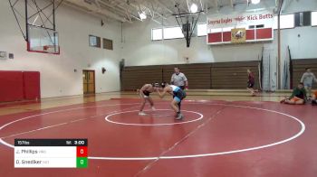 157 lbs Consolation - Justin Phillips, Virginia vs Daniel Snediker, Not Rostered