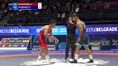 60 kg 1/8 Final - Zholaman Sharshenbekov, Kyrgyzstan vs Krisztian Kecskemeti, Hungary