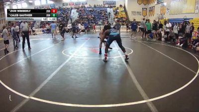 126 lbs Quarterfinal - Zion Wimberly, Funky Monkey vs Caleb Gauthier, Palm Harbor University