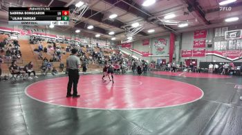 95 lbs Semifinal - Lilian Vargas, Corona vs Sabrina Bongcaron, Lincoln