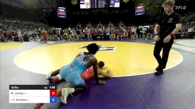 157 lbs Rnd Of 64 - Miles Lesley, GA vs Tyree Graham, FL