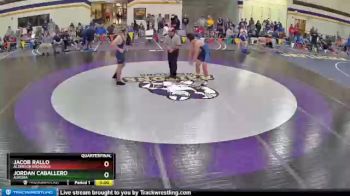 174 lbs Quarterfinal - Jordan Caballero, Aurora vs Jacob Rallo, Alderson Broaddus