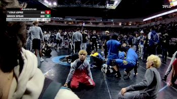 4A 107 lbs Champ. Round 1 - Cole Lopez, Miyamura vs Brock Spear, Goddard