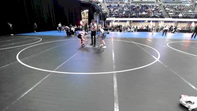 5th - 6th grade - 98 Cons. Round 2 - Berkley Boeke, Sebolt Wrestling Academy vs Zion Mogard, Central Iowa Wrestling Club /Team Intensity