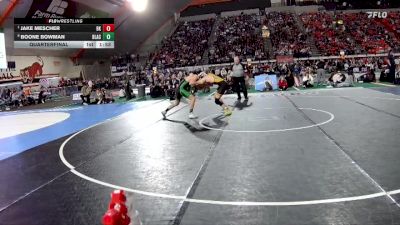 5A 138 lbs Quarterfinal - Jake Mescher, Bishop Kelly vs Boone Bowman, Blackfoot