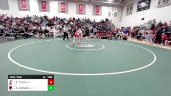 157 lbs Semifinal - Evan Landry, Pinkerton Academy vs Logan Jacques, Alvirne