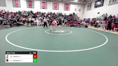 157 lbs Semifinal - Evan Landry, Pinkerton Academy vs Logan Jacques, Alvirne