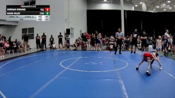 52 lbs Round 1 (4 Team) - Jordan Simone, PA East Lightning vs Gage Silby, CTWHALE ORCA