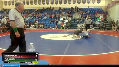 120 lbs Semis & 3rd Wb (16 Team) - Tye Daniel, Ola vs Dylan Couey, Woodland, Cartersville