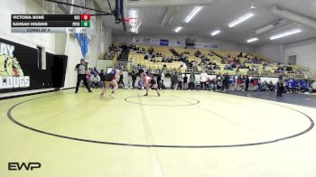 145 lbs Consi Of 4 - Victoria Bone, Heritage HS vs Naveah Higgins, Pryor HS Girls