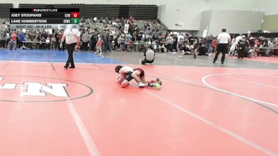 56-B lbs Round Of 16 - Joey Stoupakis, Cordoba Trained vs Lane Humbertson, Shore Elite Wrestling Club