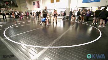 126 lbs Round Of 16 - Cara Prock, Warner Eagles Youth Wrestling vs Zoe Parish, Wagoner Takedown Club