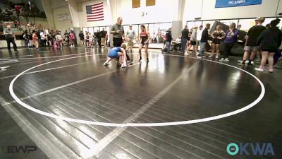 126 lbs Round Of 16 - Cara Prock, Warner Eagles Youth Wrestling vs Zoe Parish, Wagoner Takedown Club
