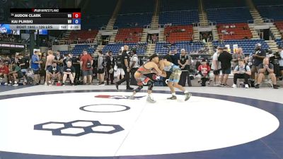 126 lbs Champ. Rd Of 16 - Audon Clark, Washington vs Kai Plinski, West Virginia