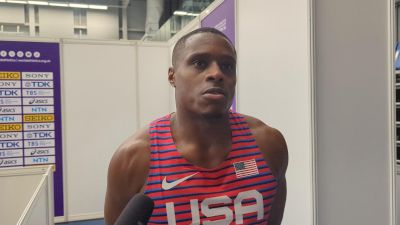 Christian Coleman Gets Through First Round At World Indoors, Talks Possible Track League