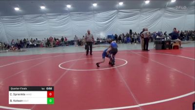 52 lbs Quarterfinal - Champlin Sprenkle, Hanover vs Brogan Kotson, South Park