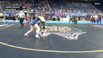 Girls-120 lbs Cons. Semi - Stella Straub, Novi (Girls) vs Harmony Gonzales, Oxford (Girls)