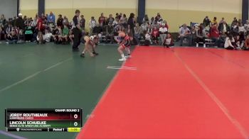 85 lbs Champ. Round 2 - Jordy Routhieaux, Luxemburg-Casco vs Lincoln Schuelke, Berge Elite Wrestling Academy