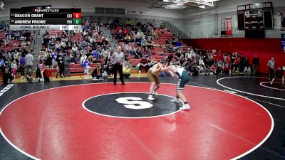 215 lbs Cons. Round 2 - Andrew Priore, Pine-Richland Hs vs Deacon Grant, Greensburg Salem Hs