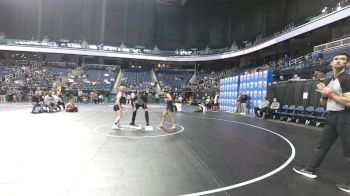 7A - 114 lbs Cons. Round 1 - Maddie Freeman, A.L. Brown High School vs Amy Ortiz, Lumberton Senior High School