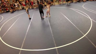 92 lbs Quarters - Everett Priebe, MN Elite vs Camdon Thompson, GunSmoke Wrestling Club