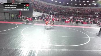 125 lbs Quarterfinal - Chloe Brotzler, New Richmond vs Kinsley Jelinek, North Crawford Seneca