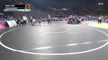 6A Boys 175 lbs Quarterfinal - Ethan Brunner, Century Boys vs Brody Foss, South Medford Boys