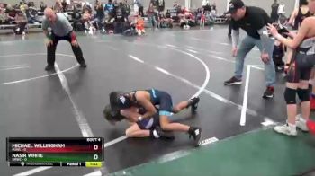 48 lbs Placement (4 Team) - Michael Willingham, MJWL vs Nasir White, SMWC