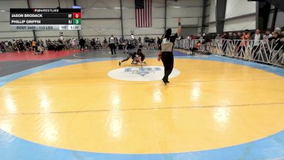 113 lbs Round Of 64 - Jason Brodack, NY vs Phillip Griffin, NJ