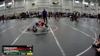 52 lbs Round 6 (8 Team) - Tyson Malcolm, Neighborhood vs Kahne Merrifield, 84 Athletes