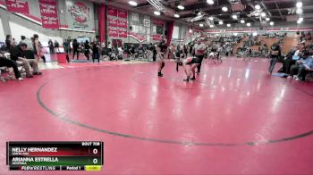 125 lbs Cons. Round 5 - Nelly Hernandez, Santa Ana vs Arianna Estrella, Hesperia