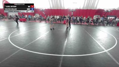 92 lbs Cons. Round 3 - Axel Setzer, Weigh In Club vs Colton Miller, Smooth Moves Wrestling Club