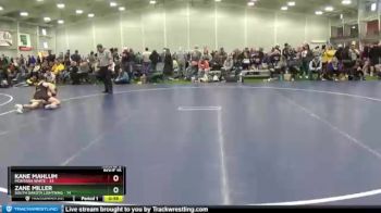 120 lbs Round 5 (6 Team) - Zane Miller, South Dakota Lightning vs Kane Mahlum, Montana White