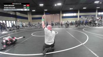 83 lbs Consolation - Burk Mecham, American Fork vs Ryker Rollans, Gold Rush Wr Ac