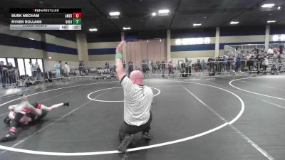 83 lbs Consolation - Burk Mecham, American Fork vs Ryker Rollans, Gold Rush Wr Ac