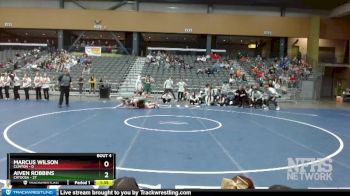 190 lbs Quarterfinals (8 Team) - Marcus Wilson, Clinton vs Aiven Robbins, Catoosa