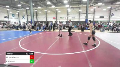 106 lbs Rr Rnd 1 - Mercer Hamilton, Mat Demon WC vs Kyler Fish, Mat Rats Rebooted