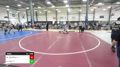 106 lbs Rr Rnd 1 - Mercer Hamilton, Mat Demon WC vs Kyler Fish, Mat Rats Rebooted