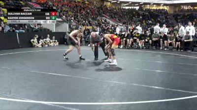 126 lbs Quarterfinal - Sullivan Baccam, Carlisle vs Easton Jorgenson, Waverly-Shell Rock