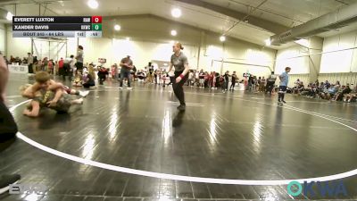 64 lbs Semifinal - Everett Luxton, Raw Wrestling Club vs Xander Davis, Keystone Kids Wrestling Club