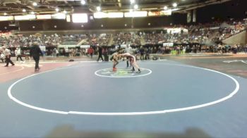 132 lbs Champ. Round 2 - Carter Balmforth, Shelley vs Isaac Ramirez Ruiz, Hermiston Oregon