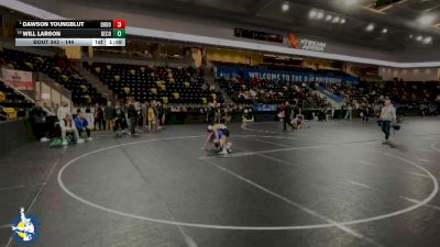 144 lbs Champ. Round 2 - Dawson Youngblut, Don Bosco vs Will Larson, Decorah
