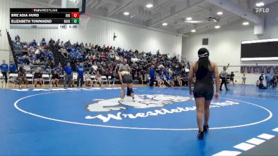152 lbs Semis & 1st Wb (8 Team) - Elizabeth Townsend, Oak Grove High School vs Bre`Asia Hurd, Saltillo High School Girls
