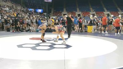 130 lbs Cons. Rd Of 32 - Catherine Diehl, Illinois vs Izabella Bendorf, South Dakota