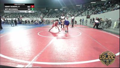 100 lbs Consolation - Henry Romero, IV, Wolfpak Wrestling vs Jett McConnell, Chickasha Youth Wrestling