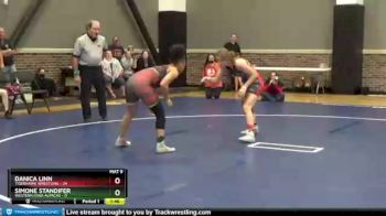 124 lbs Round 5 (6 Team) - Simone Standifer, Western Iowa Alpacas vs Danica Linn, TigerHawk Wrestling